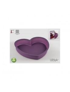 Molde corazon silicona...