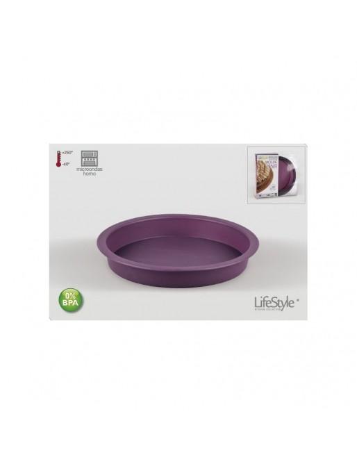 Molde bajo silicona violett 22x3,4 cm