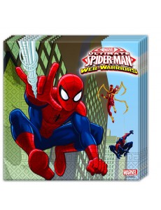 SERVILLETAS 33X33 SPIDERMAN...