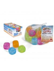 Malla cubitos colores x20