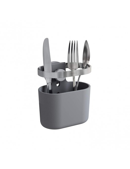 Charcoal holster sure lock utensil caddy, kitchen organizer for sink