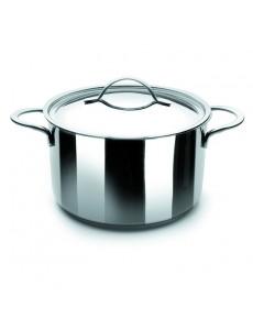 Olla con tapa inox noah 24 cm