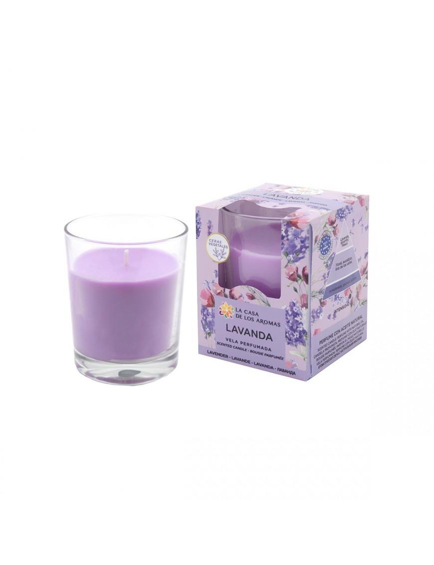 Vaso Vela Perfumada Lavanda 140g