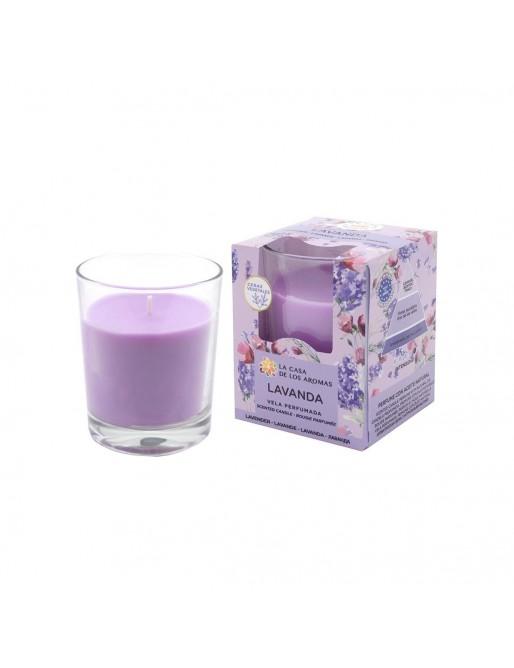 Vaso Vela Perfumada Lavanda 140g