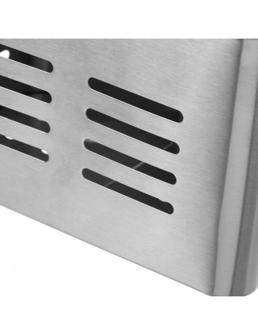 Escurridor cubiertos metal cromado 16 x 9,50 x 13 cm