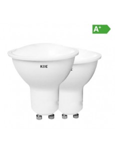 Bombilla gu10 8w luz cálida x2