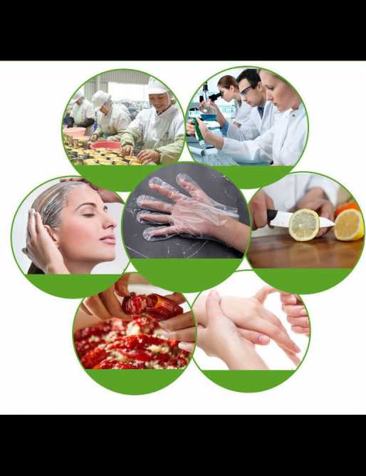 Guantes Desechables de plástico Transparente para cocinar, para la Limpieza de la Cocina o baño,  protección contra Virus