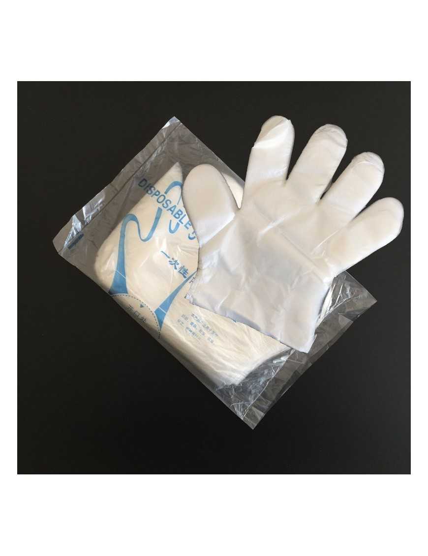 Guantes Desechables de plástico...