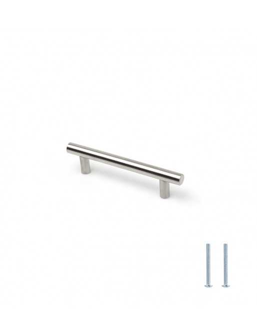 Tiradores y pomos para cajones (ACABADO EN INOX MATE, 96MM)
