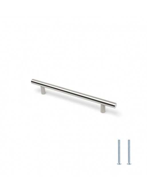 Tiradores y pomos para cajones (ACABADO EN INOX MATE, 160 MM-2)