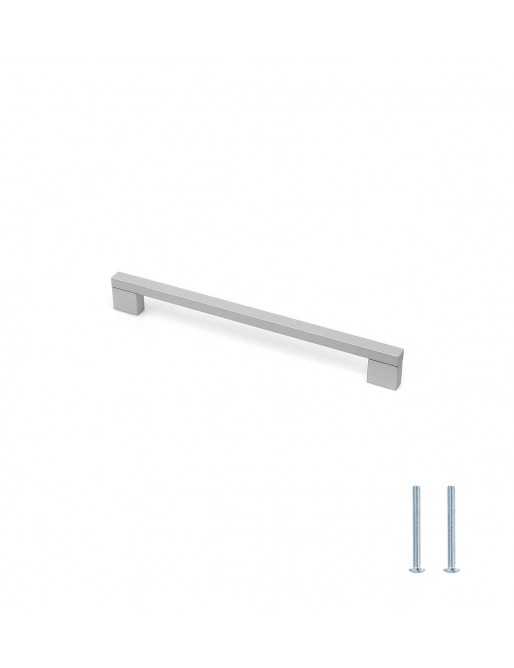 Tiradores y pomos para cajones (ACABADO EN ANODIZADO MATE, 192MM-1)