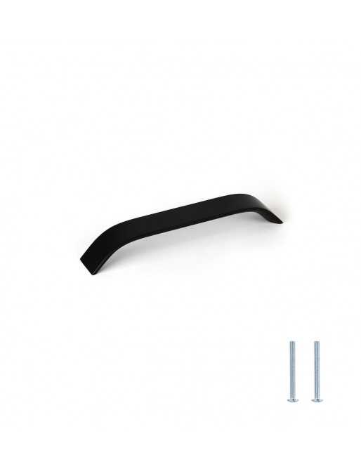 Tiradores y pomos para cajones (ACABADO EN NEGRO, 160MM)