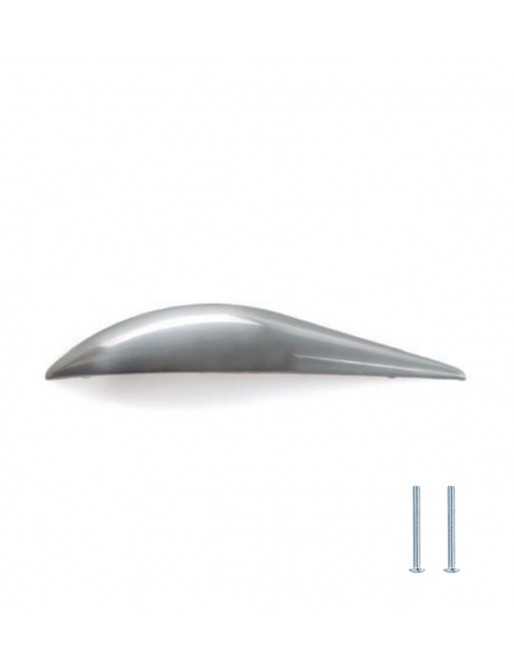 Tiradores y pomos para cajones (ACABADO EN NÍQUEL SATINADO, 128MM-1)