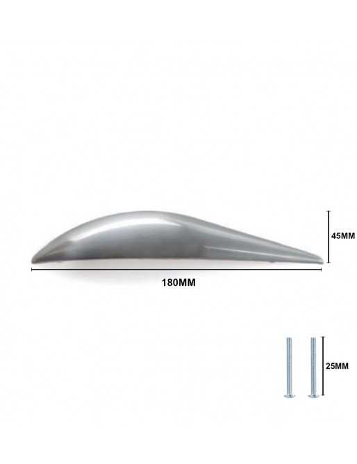 Tiradores y pomos para cajones (ACABADO EN NÍQUEL SATINADO, 128MM-1)