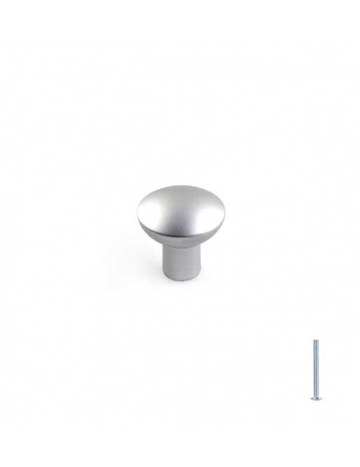 Tiradores y pomos para cajones (ACABADO EN ANODIZADO MATE, 25MM)