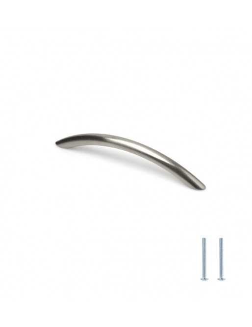 Tiradores y pomos para cajones (ACABADO EN NÍQUEL SATINADO, 128MM-5)