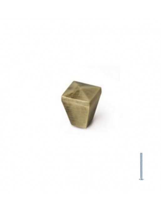 Tiradores y pomos para cajones (ACABADO EN CUERO SATINADO, 18MM)