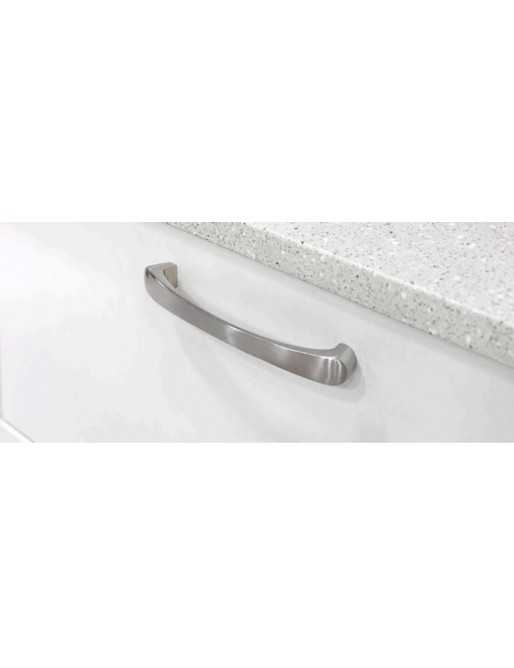 Tiradores y pomos para cajones (ACABADO EN NÍQUEL SATINADO, 160MM)