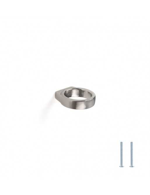 Tiradores y pomos para cajones (ACABADO EN NÍQUEL SATINADO, 16MM)