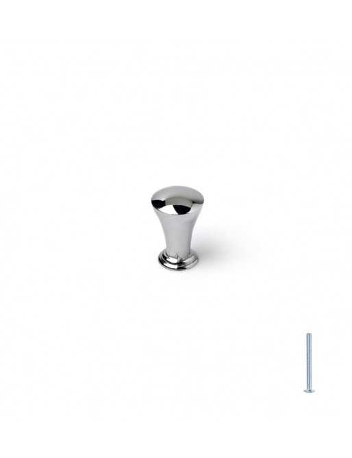 Tiradores y pomos para cajones (ACABADO EN CROMO BRILLO, 15MM)