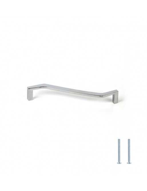 Tiradores y pomos para cajones (ACABADO EN CROMO BRILLO, 160MM)