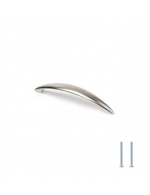 Tiradores y pomos para cajones (ACABADO EN NÍQUEL BISÚ, 128MM-3)