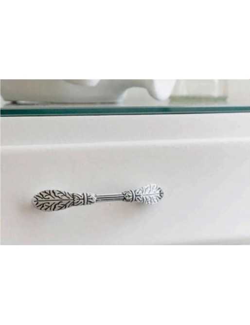 Tiradores y pomos para cajones (ACABADO EN BLANCO, 160MM)