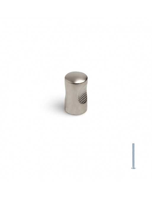 Tiradores y pomos para cajones (ACABADO EN NÍQUEL BISÚ, 14MM)