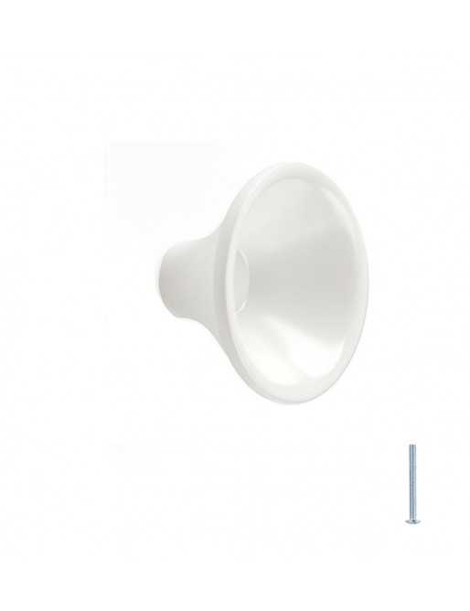 Tiradores y pomos para cajones (ACABADO EN BLANCO, 40MM)