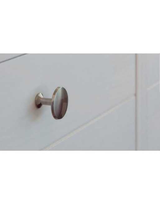 Tiradores y pomos para cajones (ACABADO EN BLANCO, 41MM)