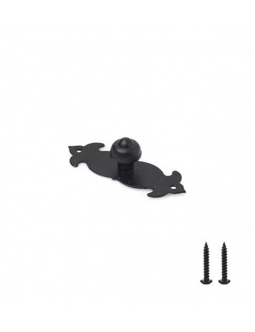 Tiradores y pomos para cajones (ACABADO EN NEGRO, 80MM)