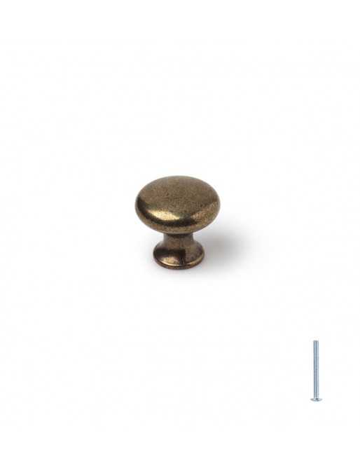 Tiradores y pomos para cajones (ACABADO EN CUERO VIEJO, 30MM-2)