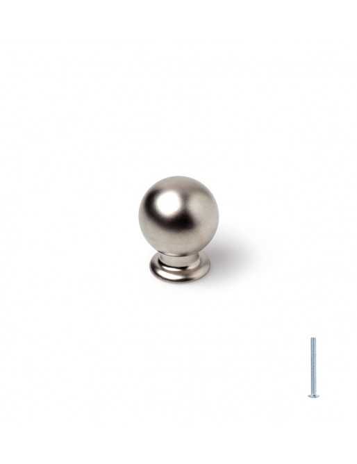 Tiradores y pomos para cajones (ACABADO EN NÍQUEL BISÚ, 28MM)