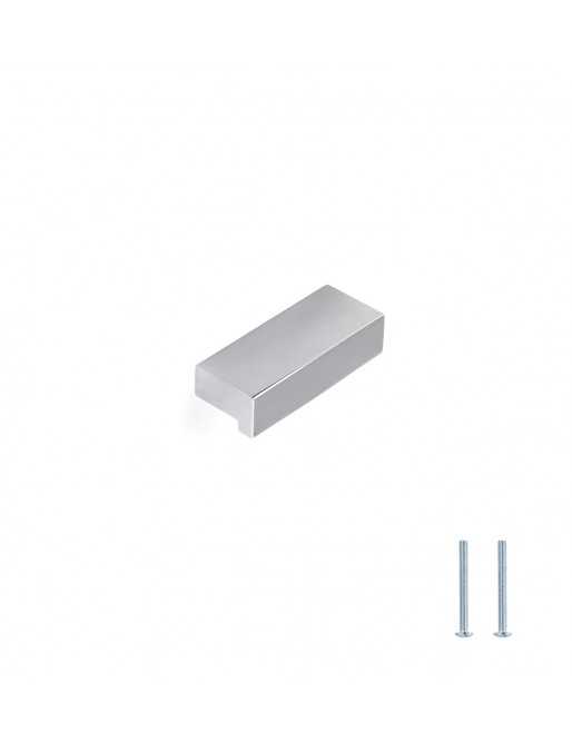 Tiradores y pomos para cajones (ACABADO EN CROMO BRILLO, 32MM)