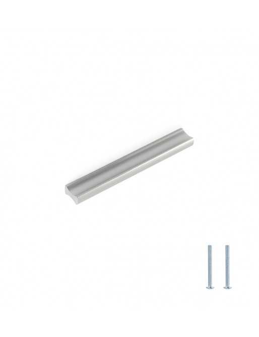 Tiradores y pomos para cajones (ACABADO EN ANODIZADO MATE, 96MM-1)