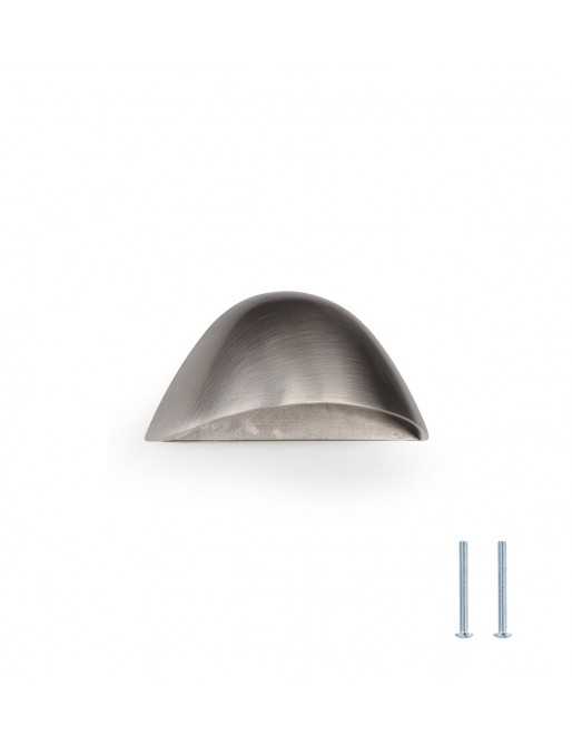 Tiradores y pomos para cajones (ACABADO EN NÍQUEL SATINADO, 32MM-1)