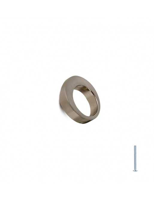 Tiradores y pomos para cajones (ACABADO EN NÍQUEL SATINADO, 40MM)