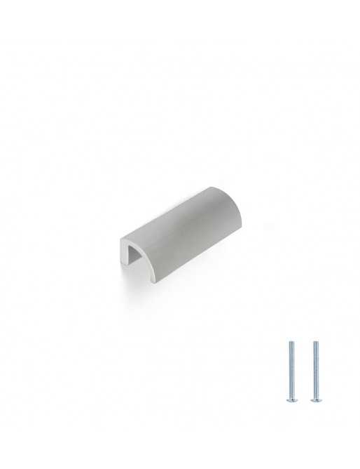 Tiradores y pomos para cajones (ACABADO EN ANODIZADO MATE, 96MM-2)