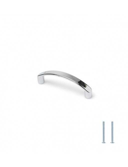 Tiradores y pomos para cajones (ACABADO EN CROMO BRILLO, 64MM)