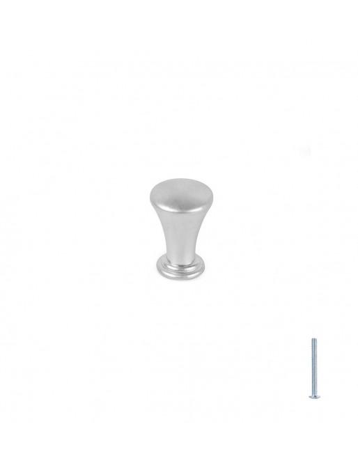 Tiradores y pomos para cajones (ACABADO EN CROMA MATE, 15MM)