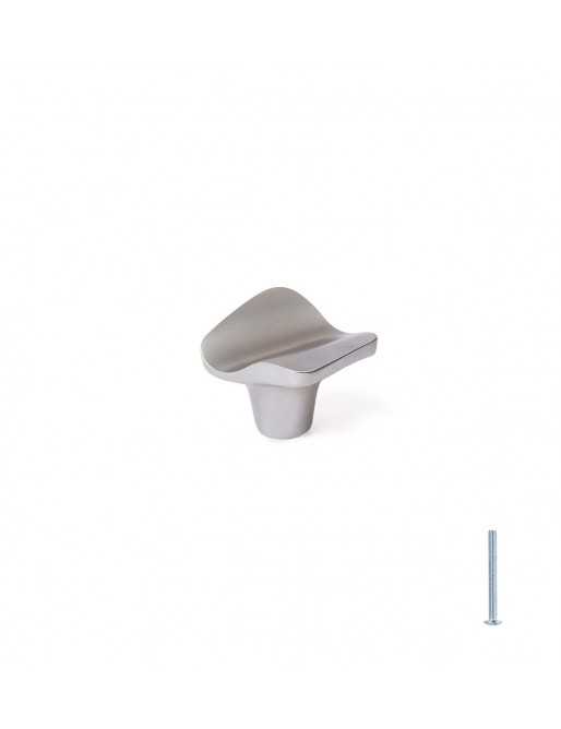 Tiradores y pomos para cajones (ACABADO EN CROMA MATE, 32MM)