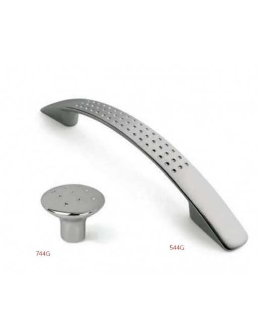 Tiradores y pomos para cajones (ACABADO EN CROMA MATE, 35MM)