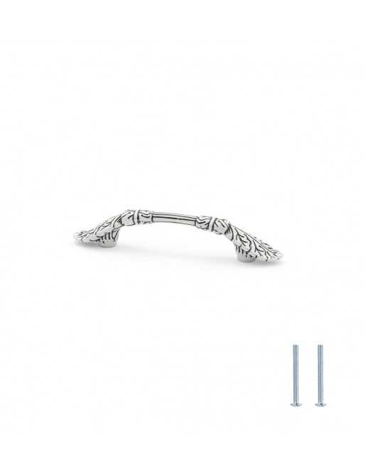 Tiradores y pomos para cajones (ACABADO EN BLANCO, 96MM-2)