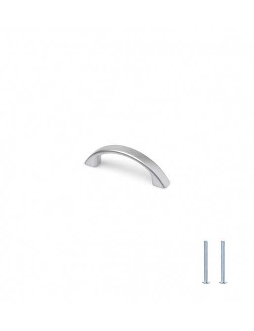 Tiradores y pomos para cajones (ACABADO EN CROMA MATE, 64MM-2)