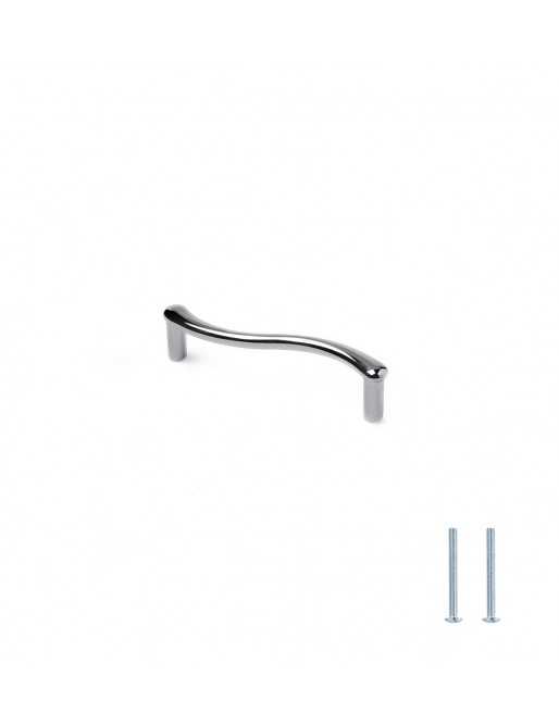 Tiradores y pomos para cajones (ACABADO EN CROMO BRILLO, 96MM-5)