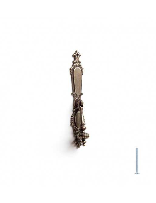 Tiradores y pomos para cajones (ACABADO EN CUERO VIEJO, 150MM)