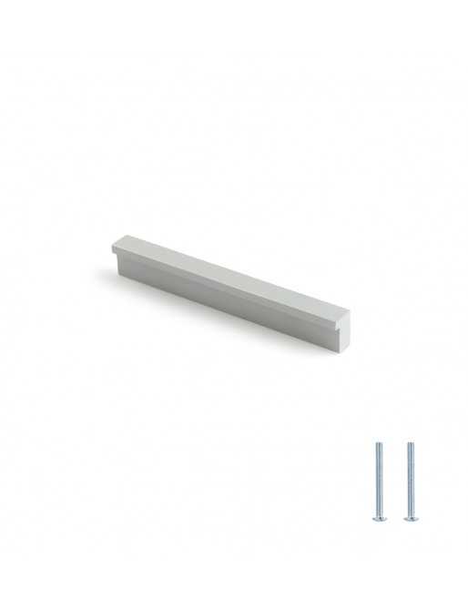 Tiradores y pomos para cajones (ACABADO EN ANODIZADO MATE, 96MM-5)