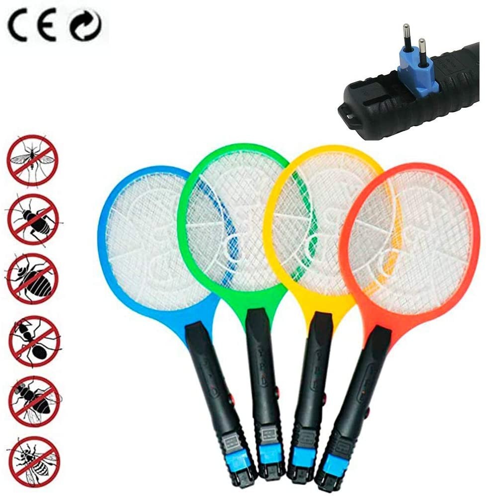 Raqueta matamosquitos electrico YPD LTD-006A raqueta mata voladores sin pilas (Color | Hansel