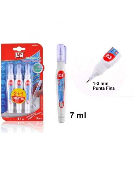 Pack de 3 bolígrafos correctores