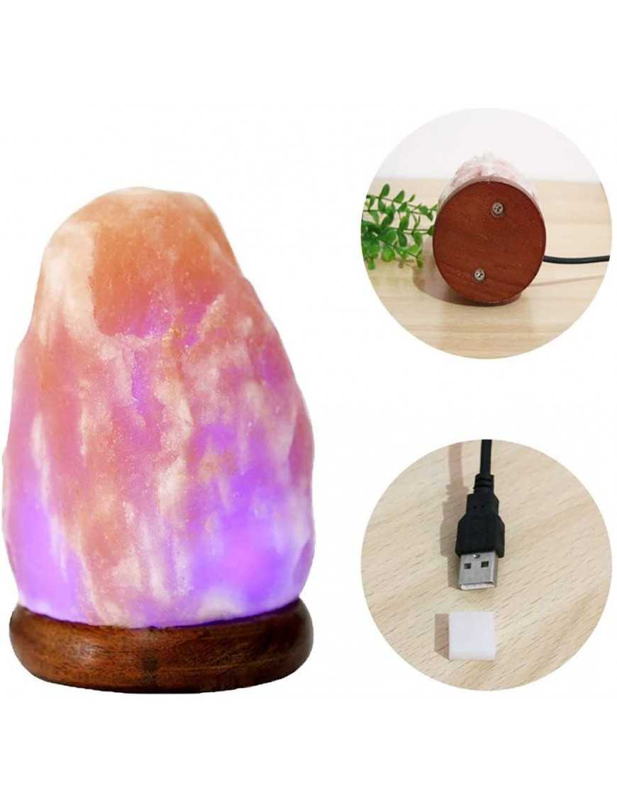 Lámpara de sal del himalaya usb...
